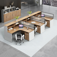 Table de bureau modulaire commerciale moderne convertible centre d'appels poste de travail pour le personnel pour le bureau moderne