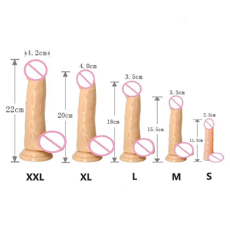 XIAER OEM/ODM großer Dildo riesiger Strapon Medizinische thermoplast ische Elastomer materialien CE Fleisch gemütlicher großer Saugnapf Penis dildo