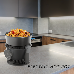 DEWEISI可视玻璃壶空气油炸锅16程序食谱易于操作多用途<span class=keywords><strong>3</strong></span>合1翻转空气油炸锅电动烤架 - Product Image 6