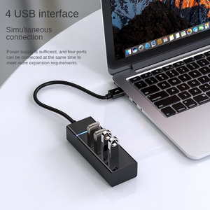 EONLINE Bộ Chia <span class=keywords><strong>USB</strong></span> 4 Cổng <span class=keywords><strong>3.0</strong></span> Bộ Chia <span class=keywords><strong>USB</strong></span> Tốc Độ Cao Bộ Chia <span class=keywords><strong>USB</strong></span> Bộ Mở Rộng Cáp Cho Máy Tính Để Bàn Máy Tính Xách Tay Bộ Chuyển Đổi <span class=keywords><strong>USB</strong></span> HUB - Product Image 2