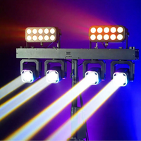 Kit de Luces LED para Escenario con Trípode, Luces Estroboscópicas Activadas por Sonido DMX512 con RGBW para Parques Temáticos