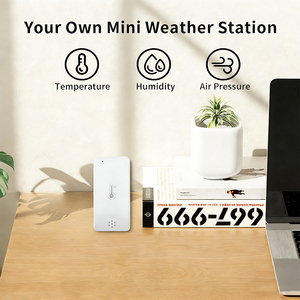 RKHK Tuya Zigbee Temperature Humidity Sensor with Voice Control Via APP Smart Life Works with <strong>Alexa</strong> Yandex - Product Image 4