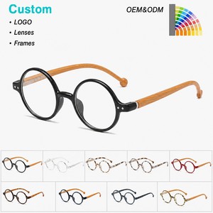 Gafas de Lectura con Filtro de Luz Azul, Montura Redonda, Estilo Vintage con Patillas de Madera para Hombre y Mujer - Product Image 3