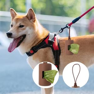Huamaohengchun Integrated Molding Soft Plastic Pet Waste Bag Dispenser with Elastic Loop – Portable Dog Poop Bag Dispenser - Product Image 5