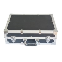 Boîte à outils multifonctionnelle portable en alliage d'aluminium pour instruments et documents de bureau, noire, Changzhou Jiangsu