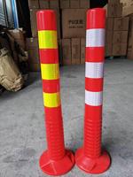 Bollards PU Barrière Post Parking Trafic Bollard Lumière Bollards Postes Base Sécurité Foule Trafic Barrière Système
