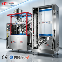 Machine de remplissage et de scellage automatique de tubes souples pour crèmes cosmétiques, tubes en aluminium, applications d'huiles et de produits chimiques, personnalisable en usine