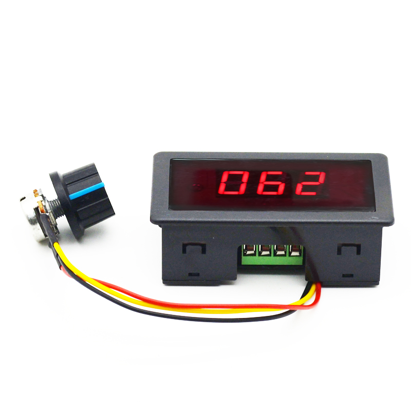 Digital display PWM DC motor speed controller 12V24V stepless speed control switch controller(图1)