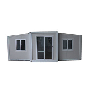 Conteneur mobile de luxe de 40Ft 20Ft à stabilité standard, villa préfabriquée extensible de 2-5 chambres à coucher, immeuble de bureaux portable préfabriqué - Product Image 1