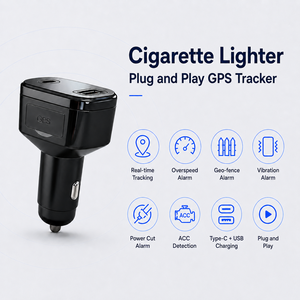 Traceur <span class=keywords><strong>GPS</strong></span> de voiture 4G GSM GLONASS WiFi avec ports USB Type-C, antivol, suivi en temps réel, compatible 1 an, dispositif espion dissimulé - Product Image 2