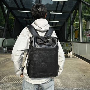 New Fashion Large Capacity <b>Backpack</b> Men Casual Travel School Bag Trendy Waterproof Polyester College Students Laptop <b>Backpack</b> - Product Image 1