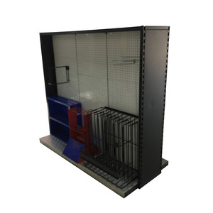 Tablero colgante de doble cara Área de exhibición grande Herramienta de aire Soportes independientes Accesorios para herramientas eléctricas Soporte de exhibición - Product Image 2