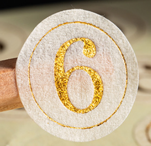 Eleganti Adesivi con Lamina Dorata in Rilievo per Sacchetti di Caffè e Prodotti da Forno - Product Image 2