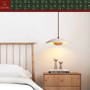 Lampe en travertin GOLDKING pour chambre et salle à manger, pierre beige naturelle avec insert en bois naturel, OEM ODM - Product Image 4