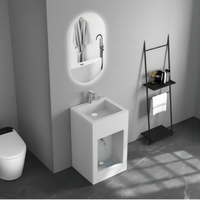 Nouveau design moderne Bassin mural en marbre pour toilettes de style simple Dalle de roche