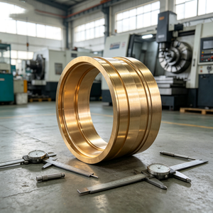 Perforadora de latón y bronce personalizada <span class=keywords><strong>Manga</strong></span> de cobre Tipo deslizante <span class=keywords><strong>en</strong></span> diferentes tamaños y diámetros dibujados - Product Image 1
