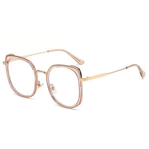 R2-LW7434 Monturas de Gafas de Ojo de Gato para Mujer, Lentes con Filtro de Luz Azul, Montura Completa Cuadrada, Gafas Modernas para Miopía - Product Image 2