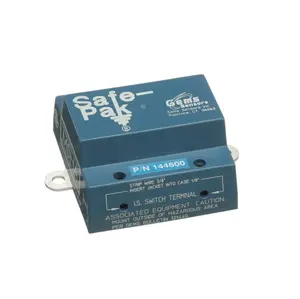 New and Original GEMS Sensors Inc 144600 Relay Intrinsically Safe Low Snstvty SPST-NO 105-125VAC Oper. 400K Ohm Mntg Good Price