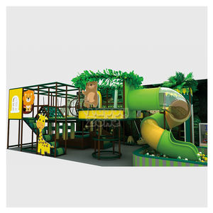 Equipo de Juegos Interior Comercial de Aventura en <span class=keywords><strong>la</strong></span> <span class=keywords><strong>Jungla</strong></span> con Tobogán, Obstáculos de Juego Suave y Piscina de Pelotas, Apto para Espacios de Actividades Infantiles - Product Image 3