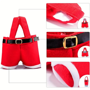กางเกงซานตาคลอสสุดหรูใหม่ ของตกแต่งบ้านคริสต์มาส ถุงขนมสุดน่ารัก - Product Image 5