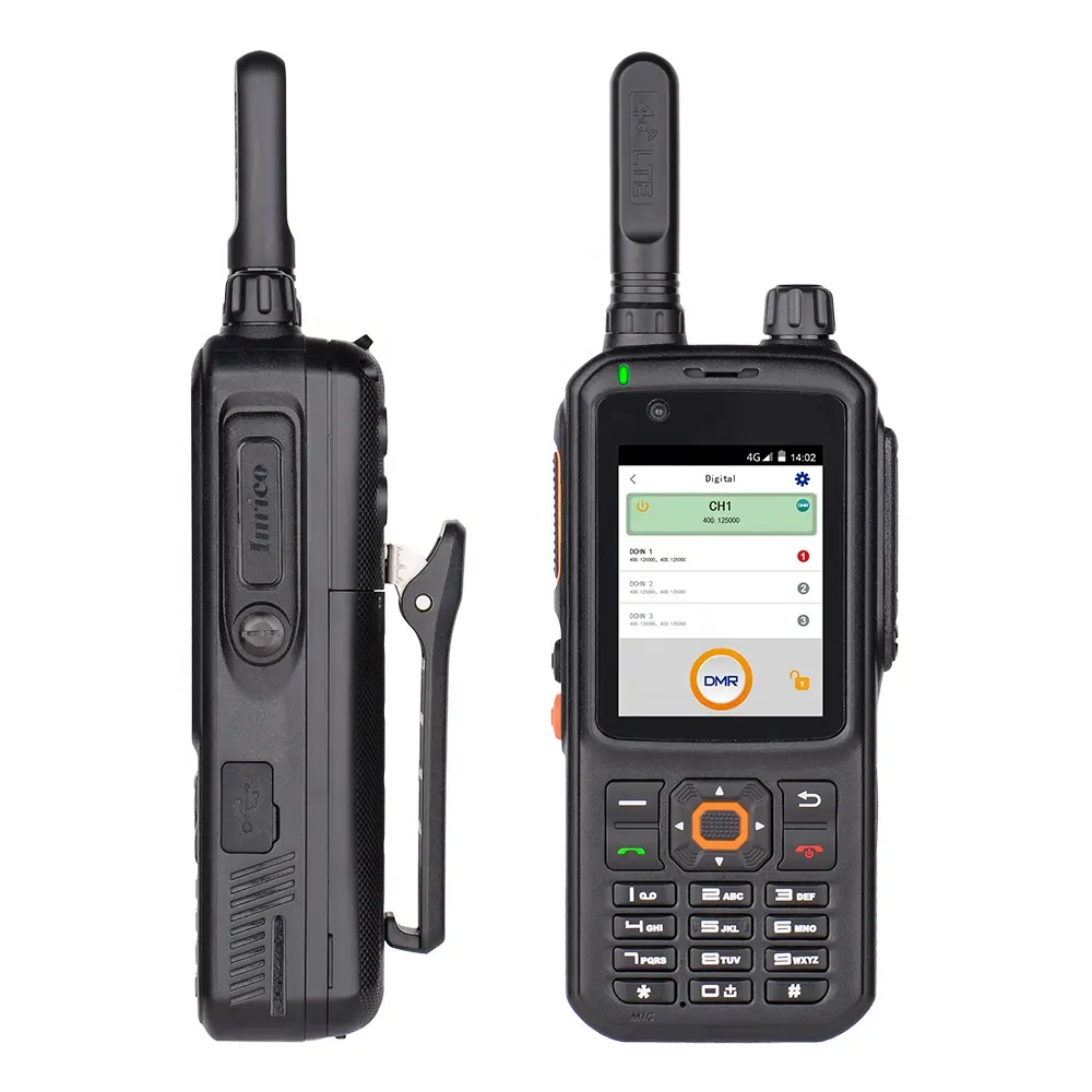 La radioafición T368 red 4G LTE de radio con DMR UHF VHF intercomunicador mano walkie talkie