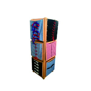 Panno di tessuto di vita pratica attività giocattoli educativi <span class=keywords><strong>montessori</strong></span> fibbie spogliatoio cornici - Product Image 2