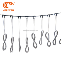 Câble chauffant électrique 220V/230V noyau en Fiber de carbone 33 Ohm/M câble de sol chaud infrarouge