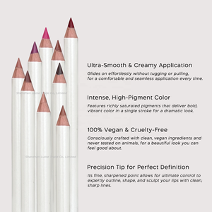 قلم تحديد الشفاه COEOVO بشعار خاص، نباتي ومقاوم للماء، 26 لونًا، مستحضرات تجميل، قلم تحديد الشفاه كريمي بعلامة تجارية خاصة - Product Image 4