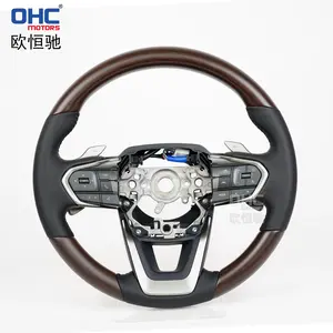 Nâng cấp LX600 2024 sợi carbon hạt gỗ chỉ đạo Wheel ohc động cơ chỉ đạo Wheel cho Lexus ES ES350 es300h GS300 lx460 LX570