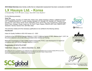 Revêtement de <span class=keywords><strong>sol</strong></span> en <span class=keywords><strong>vinyle</strong></span> de luxe LX Hausys OA - Revêtement de <span class=keywords><strong>sol</strong></span> intérieur résistant à l'eau pour les systèmes d'automatisation des bureaux - Product Image 6