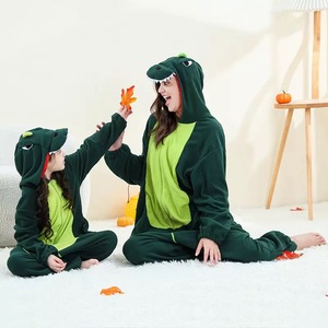 Combinaison <span class=keywords><strong>Kigurumi</strong></span> pour toute la famille, 6 styles, requin, <span class=keywords><strong>dragon</strong></span>, dinosaure, singe, en flanelle ultra-douce, pour adultes et enfants - Product Image 3