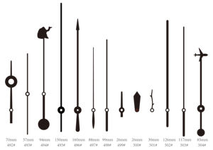 Aiguilles d'horloge longue en métal, accessoires personnalisés - Product Image 4