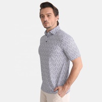 Camisetas de Golf de Poliéster y Spandex de Alto Rendimiento, Personalizadas OEM, de Secado Rápido, para Hombre