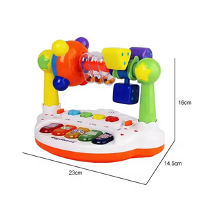 Jouets de clavier musical intelligent pour l'éducation précoce Samtoy, instruments pour bébés, orgue électronique <span class=keywords><strong>anglais</strong></span> avec <span class=keywords><strong>musique</strong></span> - Product Image 5