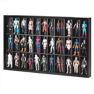 Vitrine en bois pour figurines d'<span class=keywords><strong>action</strong></span> <span class=keywords><strong>de</strong></span> 3,75 pouces, murale, 36 compartiments, adaptée aux figurines d'<span class=keywords><strong>action</strong></span> Marvel - Product Image 1