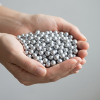 Perles de coquillages de mer du Sud blanches entièrement percées, haute brillance, 6-12 mm, en vrac, rondes, pour la fabrication de bracelets et de colliers DIY