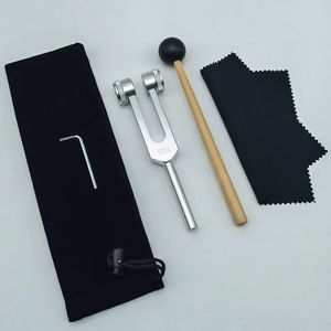 Diapasón de aleación de aluminio premium de 528 Hz con base triangular ponderada para sanación y terapia sonora - Product Image 4