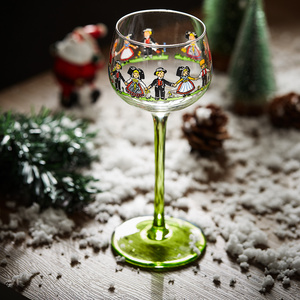 Estilo Alsaciano Little Man Cup Vinho Tinto Copo Alto Aparência Nível Ins Estilo Nórdico Bonito Criativo Boneca Copo - Product Image 1