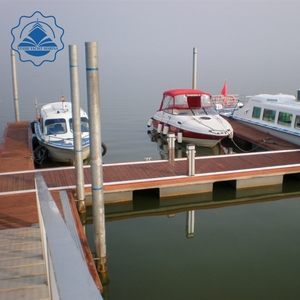 Aluminum <strong>Modular</strong> Floating Boat <strong>Dock</strong> Systems with WPC Decking Stainless Steel Cleats Galvanized Steel Handrails PE/EPS Pontoon - Product Image 5