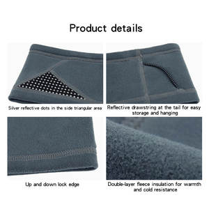 ملابس مخصصة للرجال ، أغطية أذن عاكسة ، أغطية أذن حرارية ، سويت باند ، عقال تزلج ، عقال شتوي ، أكثر دفئًا للجري - Product Image 5
