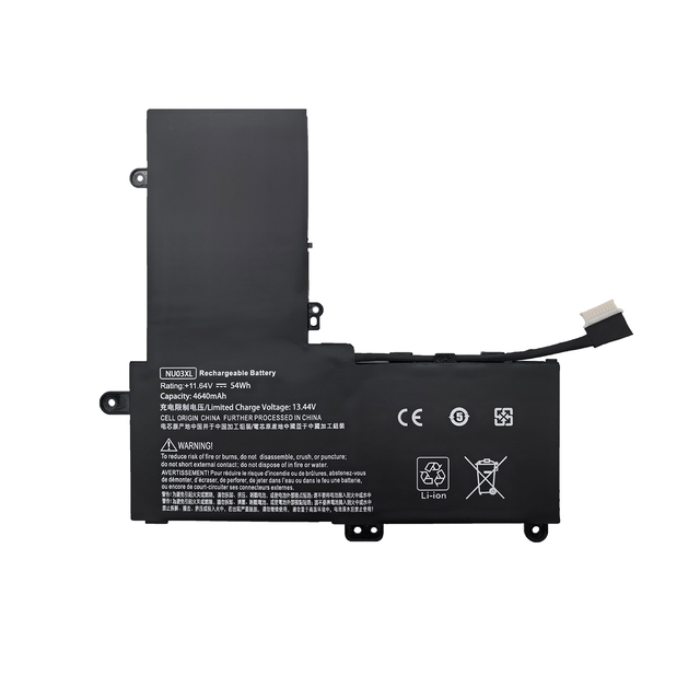 High Capacity 54Wh NU03XL Laptop Battery Replacement for HP Pavilion Convert X360 TPN-C128 W117 Notebook Battery