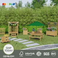 Conjunto de Muebles de Almacenamiento para Juegos Infantiles de Madera Moderna con Certificación de Seguridad para Uso en Preescolar y Supermercado