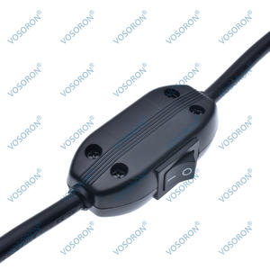 Dây cáp điện IEC 320 C14 để C13 PDU up điện mở rộng cáp với on off chuyển đổi 10A - Product Image 4