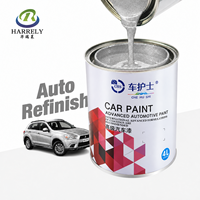 Revêtement acrylique automobile CHS 1K argent métallisé pour la rénovation de carrosserie de voitures particulières, application au pistolet