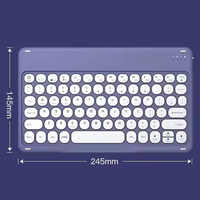 Keyboard Nirkabel Harga Terbaik untuk iPad 10/11 inci dengan Keyboard Model Circular Hat