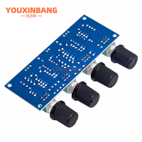 Ton Kurulu Preamp Tiz Bas Ses Ayarı Dijital Amplifikatör Kartı Çift Kanallı DC12V-24V XH-A901 NE5532