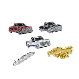 Pin Mobil Seni Rakyat Merah Berkualitas Tinggi, Custom, Bahan Paduan Seng Cor, Cetak 2 Warna, Enamel Logam Tradisional, Lencana Wisuda/Ulang Tahun - Product Image 5