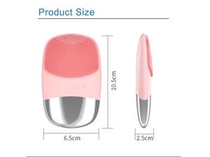 <span class=keywords><strong>Brosse</strong></span> <span class=keywords><strong>nettoyante</strong></span> faciale électrique sonique en silicone imperméable, portable et personnalisée pour un nettoyage en profondeur de la peau - Product Image 3