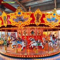 Manège de luxe à 24 places, style européen, pour fêtes foraines et carnavals