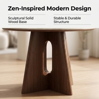 Table à manger moderne minimaliste en bois massif - Durable, respectueuse de l'environnement, conforme aux normes de formaldéhyde, 4 places, meubles pour la maison, appartement/villa